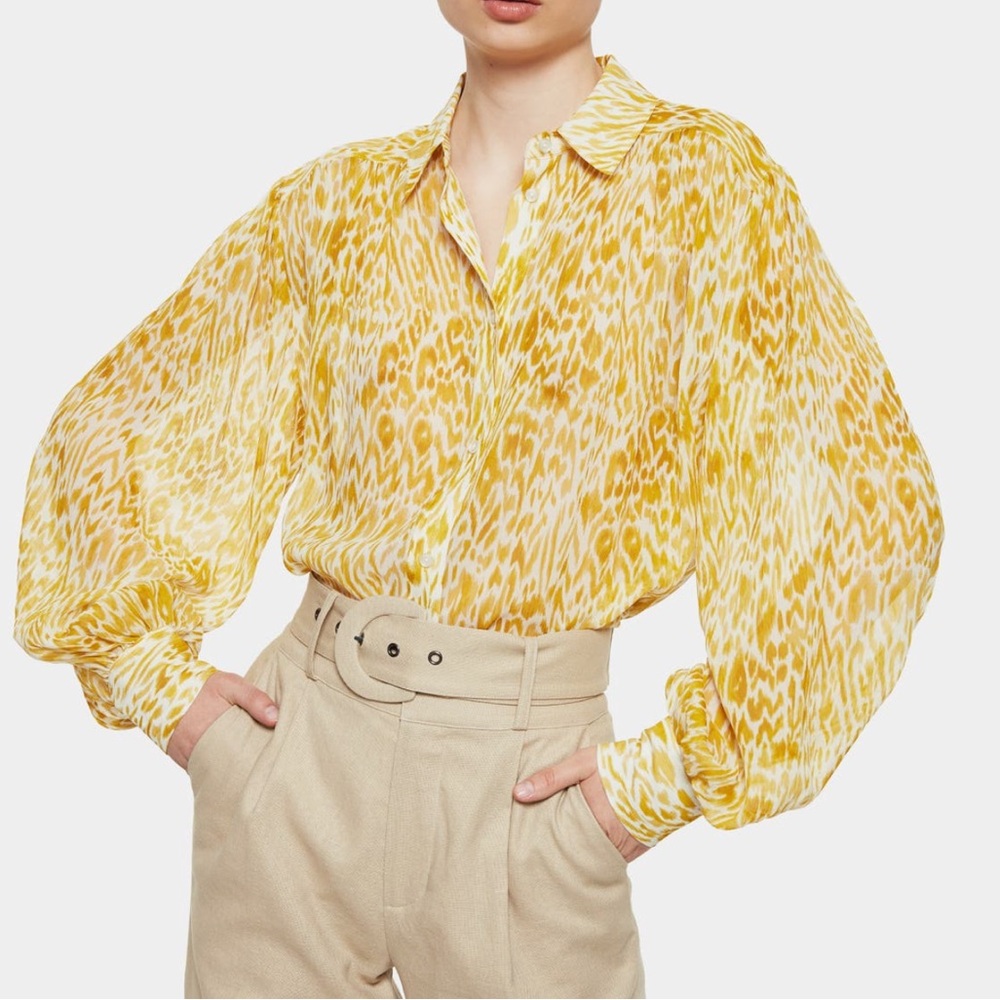 Anine Bing women’s silk blouse NWOT Small